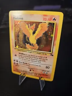 Moltres (12) - Fossil Holo Rare Unlimited MP WotC Pokemon TCG 1999 - Image 2