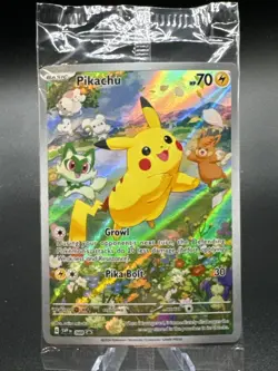 Pokemon Paldea Adventure Chest Promo: Pikachu SVP088 Pawmi Tandemaus - Sealed - Image 1