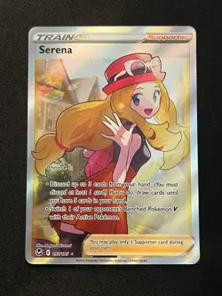 Serena (Full Art) 193/195 Ultra Rare SWSH12: Silver Tempest Pokemon TCG NM - Image 1