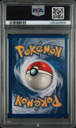 1999 POKEMON FOSSIL #5 GENGAR-HOLO PSA 8 - Image 2