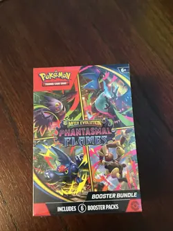 Pokemon Mega Evolution Phantasmal Flames Booster Bundle Box Mega Charizard X - Image 1