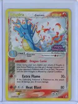 Kingdra Delta Species Pokemon 2006 EX Holon Phantoms Stamped Reverse Holo #10 HP - Image 1