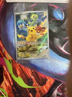 Pokemon TCG Pikachu SVP 027 Paldea Evolved ETB Black Star Promo (SEALED) - Image 2