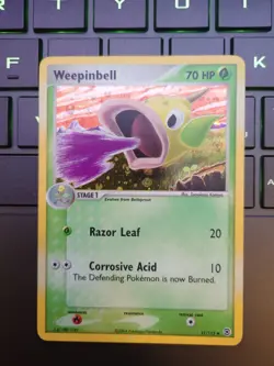 Weepinbell 51/112 Firered & Leafgreen Reverse Holo Pokemon - Image 1