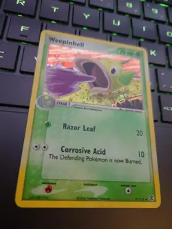 Weepinbell 51/112 Firered & Leafgreen Reverse Holo Pokemon - Image 2