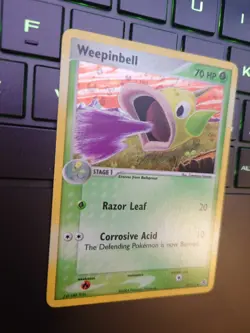 Weepinbell 51/112 Firered & Leafgreen Reverse Holo Pokemon - Image 5