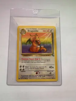 Dragonite Fossil 19/62 Rare Non-Holo Near Mint Pokemon TCG WotC 1999 - Image 1