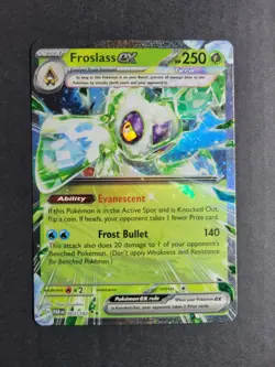 Froslass Ex 3/182 Pokemon TCG S&V Paradox Rift Double Rare Holo NM - Image 2