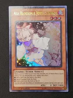 Yu-Gi-Oh Ash Blossom & Joyous Spring 1st Edition Ultra Rare DUPO-EN077 NM - Image 1