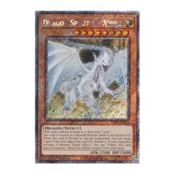 Yu-Gi-Oh! Dragon Spirit of White (Platinum Secret Rare) - Quarter Century Stampe - Image 1