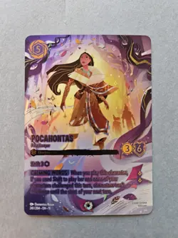 Disney Lorcana - Pocahontas - Peacekeeper (Iconic) 241/204 Winterspell - Image 1