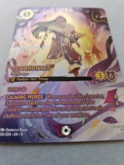 Disney Lorcana - Pocahontas - Peacekeeper (Iconic) 241/204 Winterspell - Image 2
