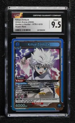 2024 Union Arena TCG - Hunter x UE02BT SR Killua Zoldyck CGC 9.5 Mint+ - Image 1