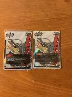 2x Dragon Ball Z Card Game Manga Booster 2 #FB07-097 Shenron SILVER Leader Mint - Image 1