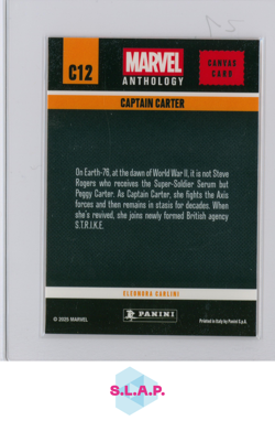 CAPTAIN CARTER PANINI C12 MARVEL ANTHOLOGY CANVAS CARD 2025 ENGLISH - Image 2