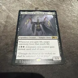 Vito, Thorn of the Dusk Rose Magic the Gathering Card 127 M21 Core 2021 NM - Image 1
