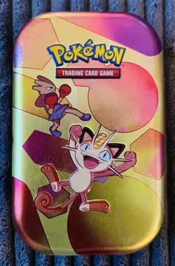 Pokemon 151 Mini Tin - Hitmonchan/Meowth (Randomized Bulk Lot of 80 Holo Cards) - Image 1