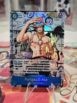 Ace OP13-119 SEC Manga Alt Art Carrying on His Will ONE PIECE Card english NM - Image 2