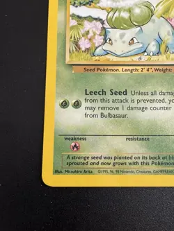 Bulbasaur 044/102 Base Set Regular NM Pokemon Card - Image 2