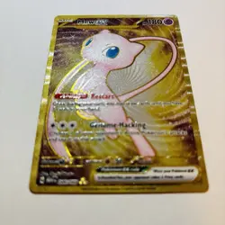 Pokemon Karmesin & PurPur 151 Mew EX Gold Metal Promo Card 205/165 TCG - Image 4