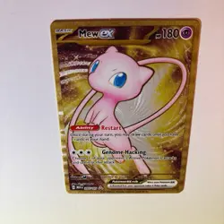 Pokemon Karmesin & PurPur 151 Mew EX Gold Metal Promo Card 205/165 TCG - Image 5