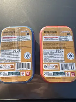 New & Sealed! Set of 2 One Piece Card Game Tin Pack Set Volume 2 - Image 2