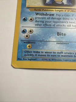 Pokemon TCG Wartortle Base Set Regular Card 42/102 - Image 5