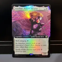 MTG Arachne, Psionic Weaver 0245 Foil (Extended Art) Marvel Spider-Man NM SPM - Image 1