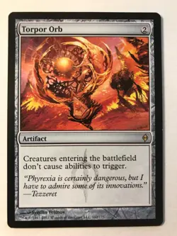 TORPOR ORB New Phyrexia MTG Magic the Gathering NM - Image 1