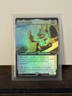 Magic The Gathering Avatar The Last Airbender Monk Gyatso 0173 Extended Art Foil - Image 1
