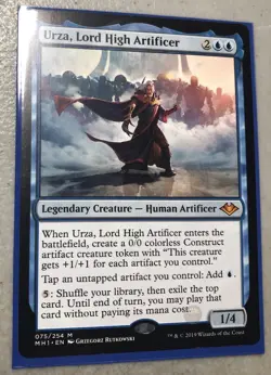 MTG Magic the Gathering Urza, Lord High Artificer (75/316) Modern Horizons Nm - Image 1