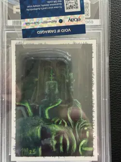 MTG Magic PSA 10 Auto AP Artist Proof Beta Obsianus Golem Painted Jesper Myrfors - Image 5