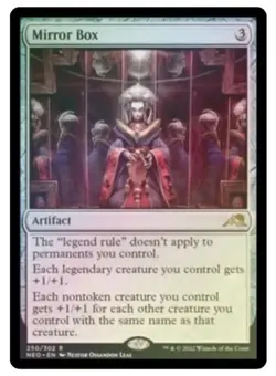 1x MTG Mirror Box (Foil) - Kamigawa: Neon Dynasty (NEO) #250 - Magic - Image 1