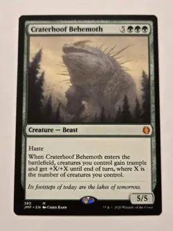MTG Craterhood Behemoth #385 Jumpstart Near Mint - Image 1