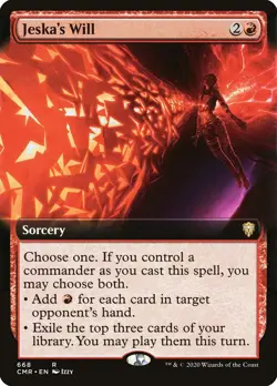 MTG - Jeska's Will - Fanart Commander Legends - EDH / Playtest - Image 1