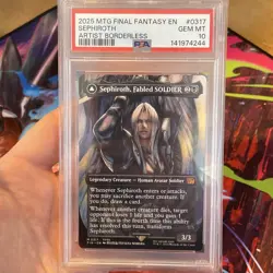 Sephiroth, Fabled SOLDIER (0317) (Borderless) Final Fantasy Regular - Image 2