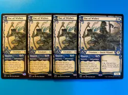 MTG 4x SHOWCASE Fae of Wishes # 282 Throne of Eldraine Magic the Gathering x4 NM - Image 1