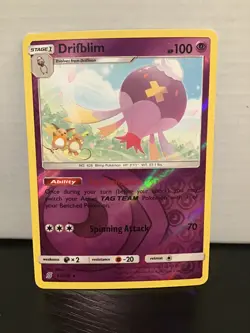 Drifblim 81/236 Rare Reverse Holo Pokemon Unified Minds - Image 1