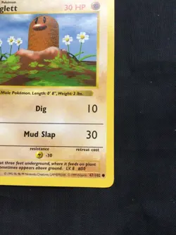 Pokemon Cards: Base Set 1st Edition Common: Diglett 47/102 - Image 4