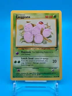 Exeggcute Pokemon Card - Base Set 2 74/130 - Near Mint Vintage 2000 TCG - Image 1