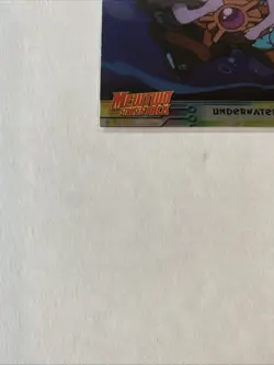 Topps Blue Pokemon Mewtwo Strikes Back Movie Underwater Adventure #17 Holo NM/LP - Image 5
