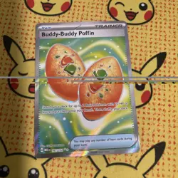 Pokemon TCG Mega Evolution Buddy-Buddy Poffin 167/132 English NM - Image 1