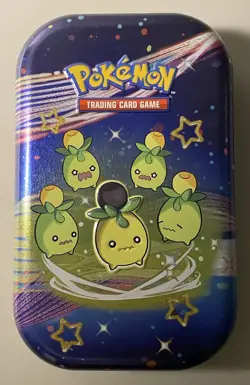 Empty Paldean Fates Mini Tin (Smoliv) - Collection - Storage Tin - Pokemon TCG - Image 1
