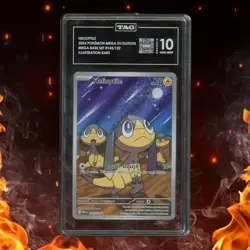Pokemon Mega Evolution HELIOPTILE 143/132 Illustration Rare TAG 10 - Image 1