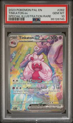 2023 POKEMON PAL EN-PALDEA EVOLVED SPECIAL ILLUSTRATION RARE TINKATON EX PSA 10 - Image 1