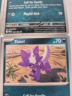 Pokemon TCG 4x 067/094 Toxel Common Phantasmal Flames Deck Building Playset - Image 3