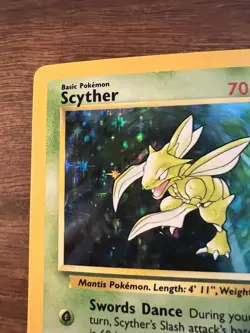 Pokemon TCG Scyther Jungle 10/64 Holo Unlimited Holo Rare NM - Image 2