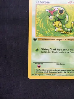 Pokemon Cards: Base Set 1st Edition Common: Caterpie 45/102 - Image 5