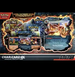 Pokemon TCG Charizard ex Special Collection Box – 5 Booster Packs – New Sealed - Image 1