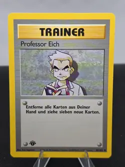 1st Edition German Professor Eich (Oak) 88/102 Base Set WoTC Pokemon TCG 1999 NM - Image 1